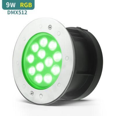 9W DC12V Waterproof IP68 Recessed Swimming Pool Underwater LED Lights