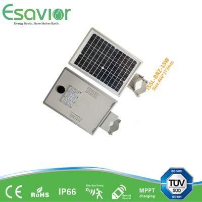 Esavior 15W Integrated All in One Solar Powered LED Solar Light Street/Pathway/Garden/Flood Light with Motion Sensor