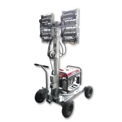 Gasoline or Diesel Engine, Industrial Mobile Lighting Tower 4*200W LED