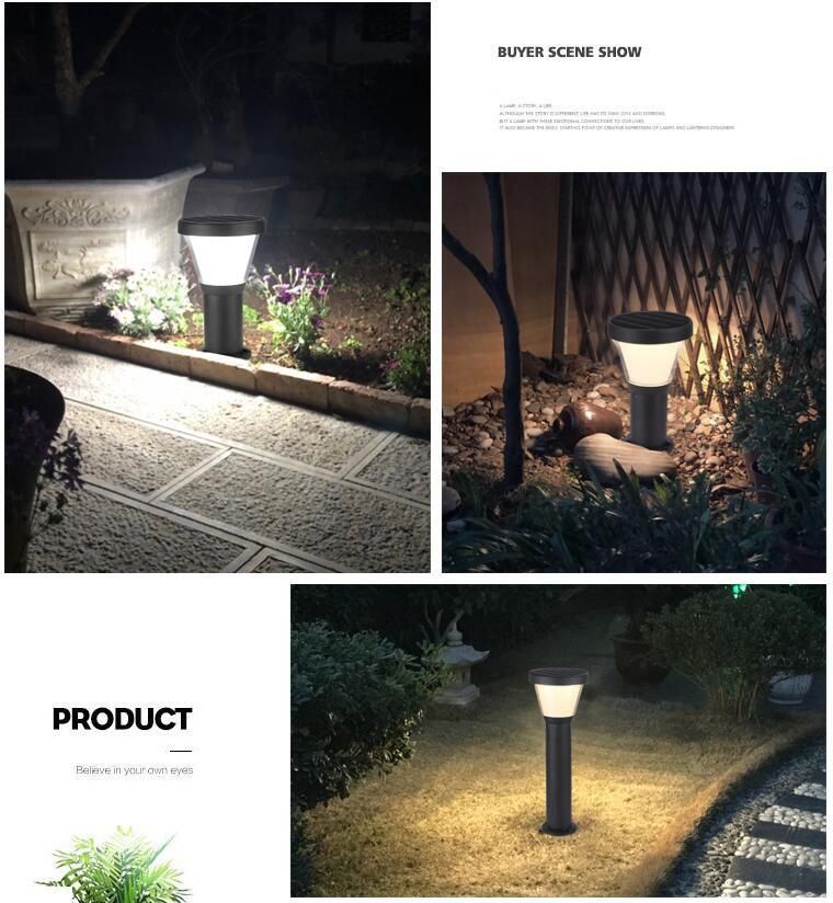 IP65 Outdoor Waterproof Aluminum Solar Garden Lawn Lamps 