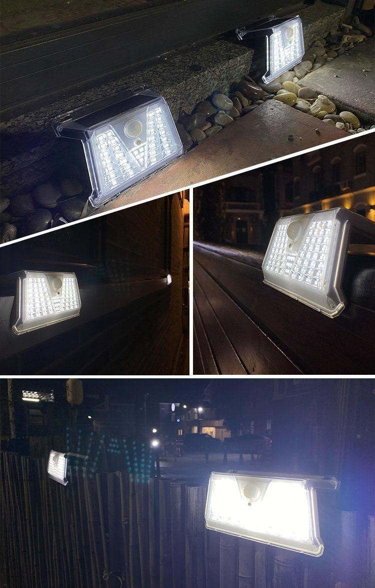 Bspro Smart Motion Sensor Wall Mounted Outside Night LED Lamp Garden Outdoor Solar Lights
