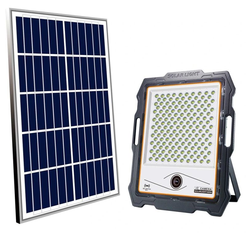 Yaye 2021 Factory Price 100W/200W/300W/400W CCTV WiFi Camera Solar Flood Light with Remote Controller & 1000PCS Stock Each Watt