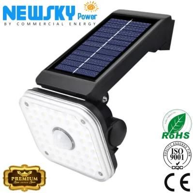 Low Price Street Lamp LED Lighting Decoration Energy Saving Power System Home Security Sensor ABS Garden Solar Wall Light