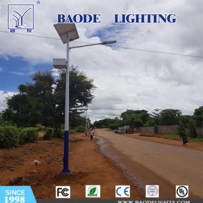 Baode Lights 6m30W LED Solar Street Light with Saso Certificate