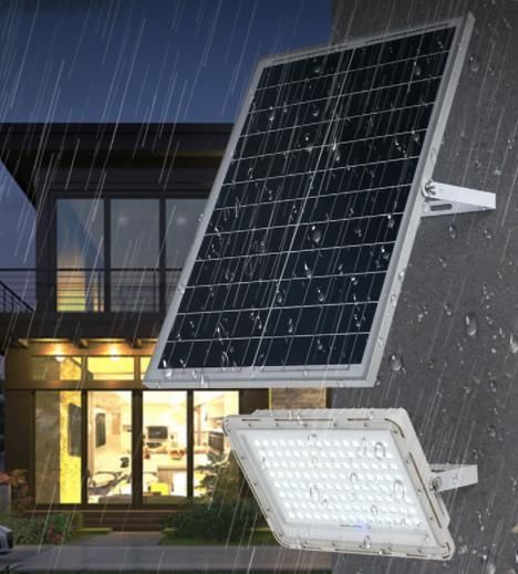 Solar LED Light Outdoor Indoor Split Remote Solar Wall Light Floodlight Waterproof Yard Patio Garage Garden Security Solar Flood Light