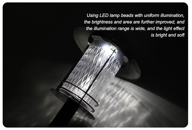 Solar Ground Plug Light LED Stainless Steel Lawn Light