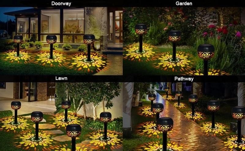 LED Solar Lights Outdoor, IP67 Waterproof Solar Path Lights, Solar Powered Garden Lights for Walkway Yard Backyard Lawn Landscape Decorative