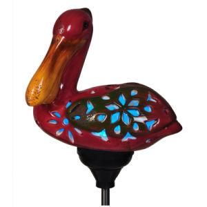 Solar LED Hand-Painting Ceramic Garden Pluggable Unit