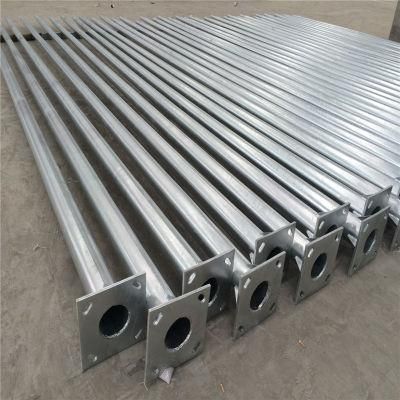 Galvanized Octagonal Steel Posts in LED Street Light