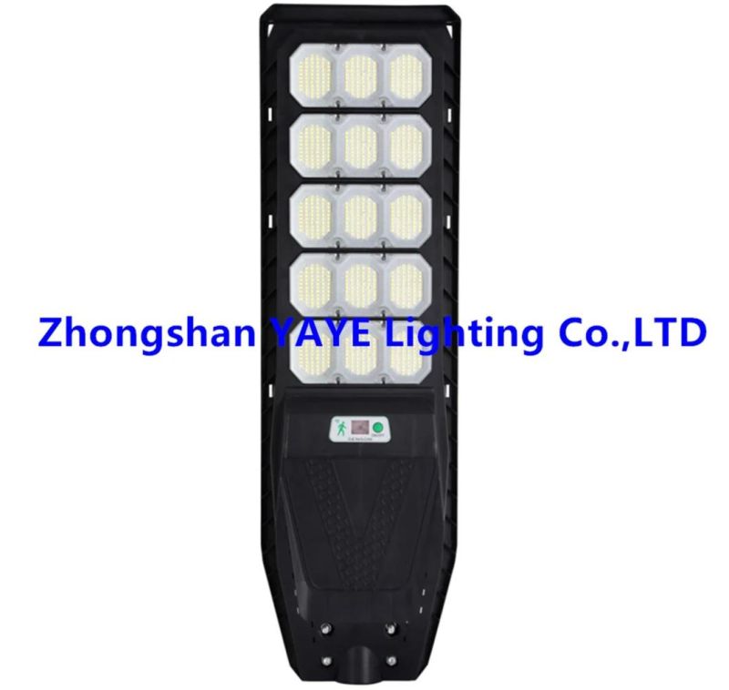 Yaye Factory Price Outdoor IP66 Waterproof 300W/400W/500W High Brightness All in One LED Solar Street Light with 1000PCS Stock