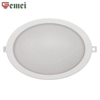 CE RoHS Approved IP65 Milky White Round 15W Moisture-Proof LED Integrated Ceiling Light with Cover