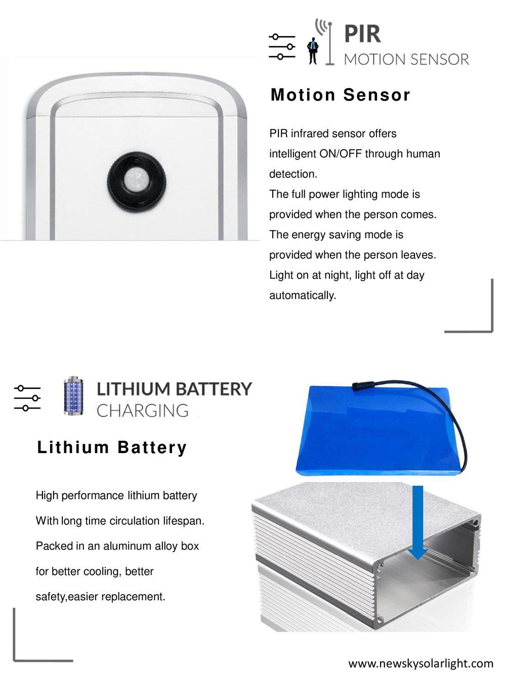 Ny-30W Outdoor Manufacturer All in One Integrated Solar Street Light with Remote Control