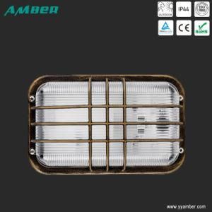 Rectanglar E27 60W Aluminium Bulkhead Light