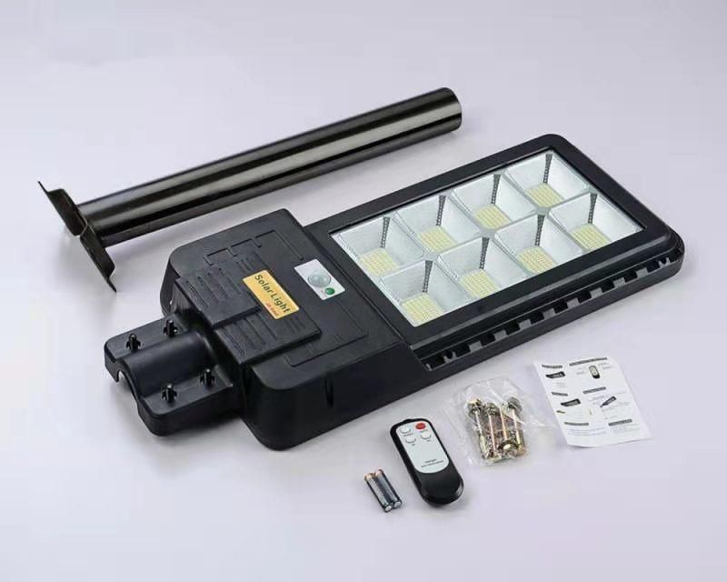 Outdoor IP65 Waterproof LED Integrated 300W 400W 500W Motion Sensor All in One Solar Street Light with Remote Control