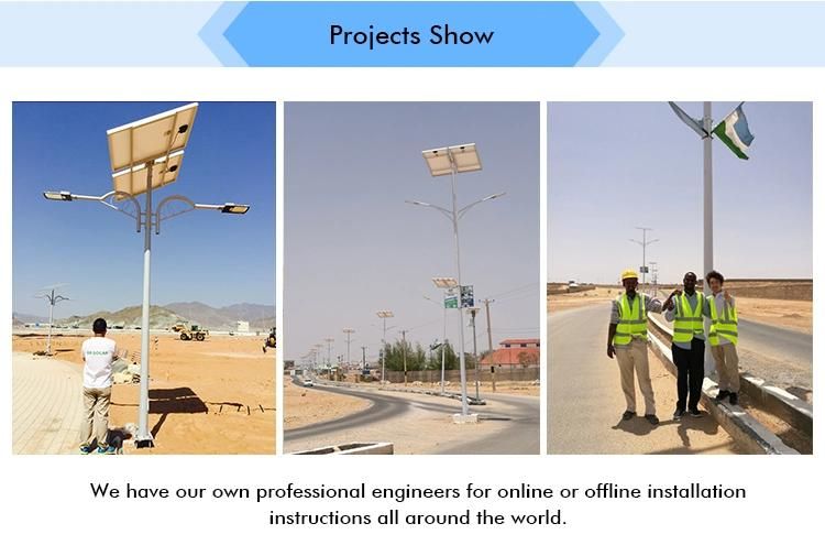 IP65 Environmental Friendly Solar Street Light with Double 40W Design