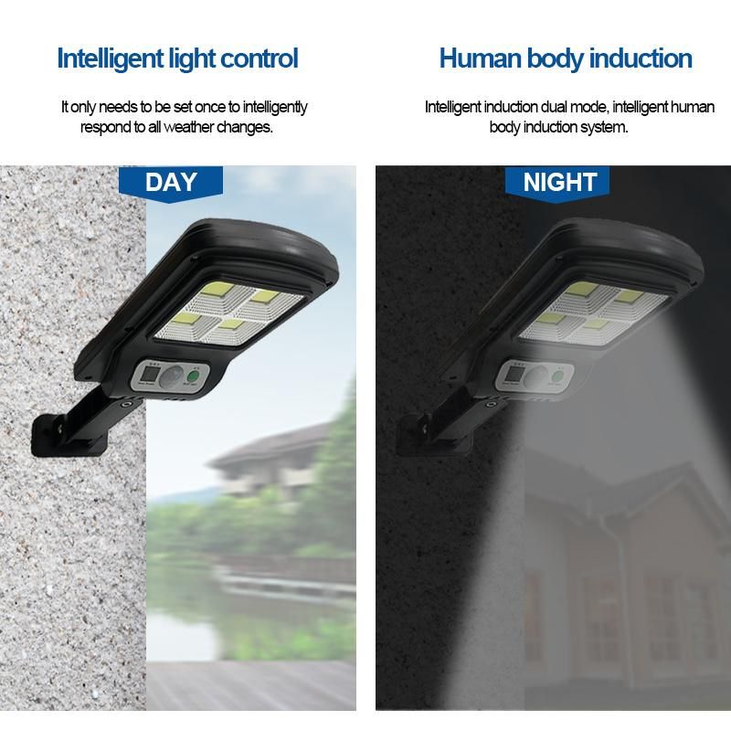 Rechargeable Wireless LED Solar Pillar Light Solar Powered Outdoor Solar Street Light