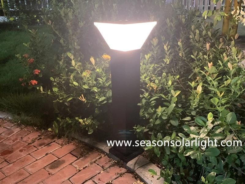 IP65 Solar Powered LED Light Garden Bollard Lighting 7W Outdoor Solar Lawn Light