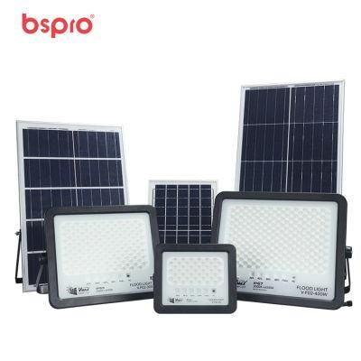 Bspro 3000K and 6500K Adjustable High Brightness Rechargeable LED Solar Flood Light