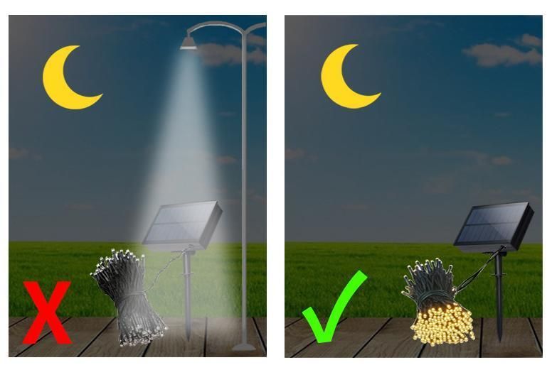 Solar Outdoor Net Lights - 104 LED 4.9FT X 4.9FT Solar Fairy Lights, Waterproof Garden Lights, Auto on/off Curtain String Lights, Icicle Lights for Wedding Part