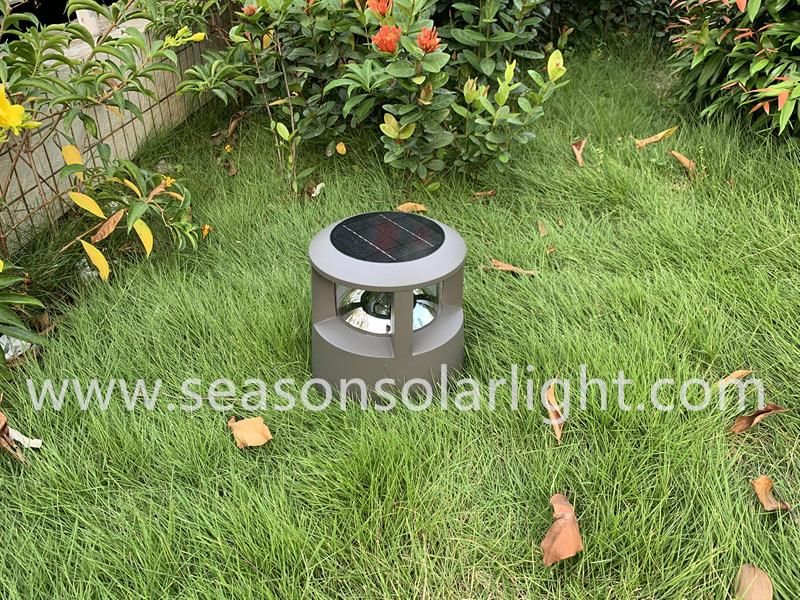 Die-Casting Aluminum Energy Saving Decoration Lighting Solar Bollard Outdoor Garden Light with Solar