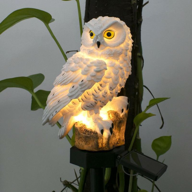 Owl Solar Light with Solar LED Panel