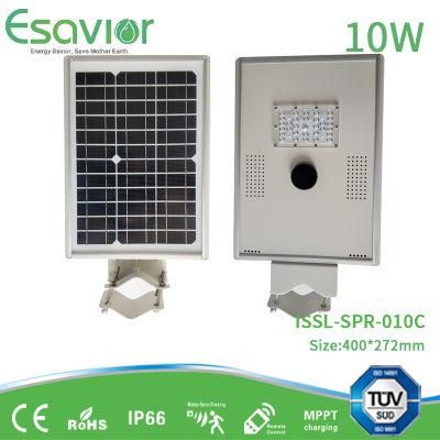 Esavior Solar Powered 10W Integrated All in One LED Solar Light Street/Pathway/Garden Light Motion Sensor Energy Saving Outdoor Light