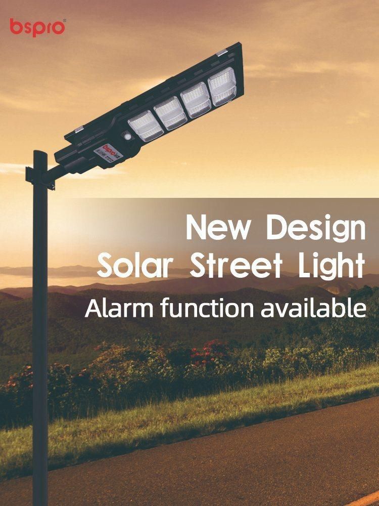 Bspro Competitive Price Lithium Battery IP65 Waterproof All in One Outdoor Powered LED Solar Street Light