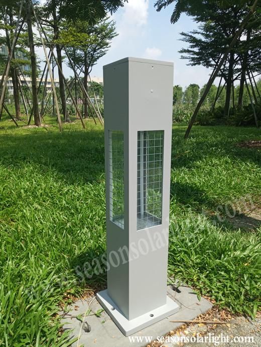 Landscape Lawn Square Pathway LED Lighting Solar Power Outdoor Garden Light with Warm+White LED Lamp