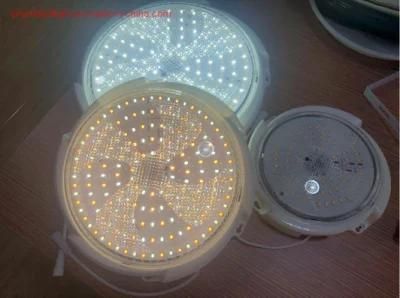 100W 150W 200W 300W Round Solar LED Ceiling Lamp with Large Capacity Battery