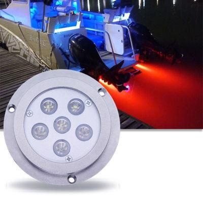 Green Red White 316 Stainless Steel Boat Yacht IP68 Creeled Underwater Spot Lights Suitable for Boats
