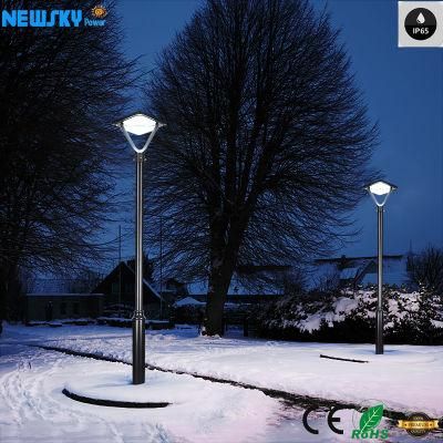 Outdoor Large High Brightness All in One Solar Street Rock Lamp for Garden Lawn