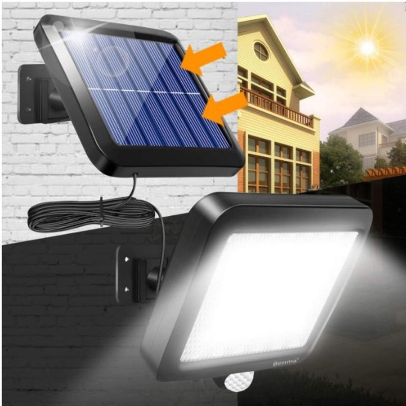 141 LED Adjustable Design IP 65 Waterproof Outdoor Garden Solar Lamp Powered Sunlight Solar Wall Mounted Light