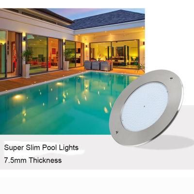 Outdoor Under Water Salt Water 316ss 12V AC DC Recessed Swimming Pool Underwater LED Light