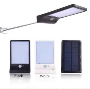 Color Adjustable Solar Lights Motion Sensor Three Modes 48 LEDs Outdoor Wall Garden Street Yard Waterproof Lighting Lamp