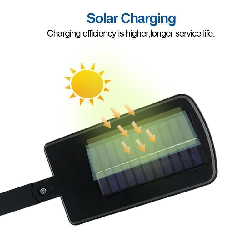 Rechargeable Wireless LED Solar Pillar Light Solar Powered Outdoor Solar Street Light