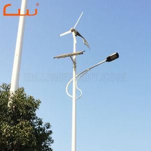 60W Single Arm Pole Solar Wid LED Street Light Color as Requirement