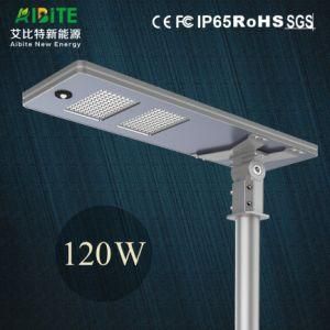 Factory Direct Integration / Integrated Outdoor Solar LED Sensor Street Light 120W, High Brightness