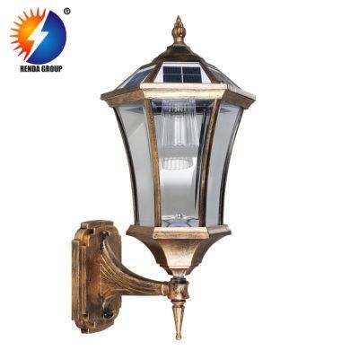 Country Villa Park Solar Light Chinese Style with Remote Controller