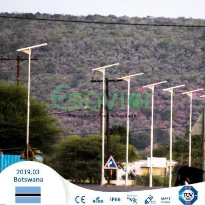 IP66 80W All in One Integrated Solar LED Street Lamp Solar Lights with Iot Ce RoHS TUV