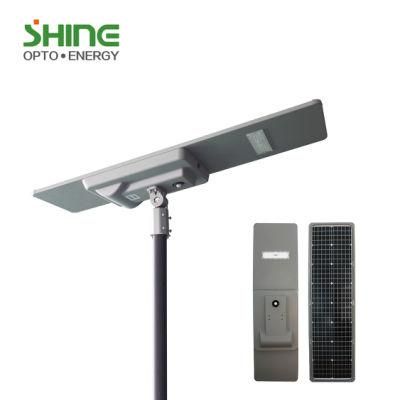 Motion Sensor All-in-One LED Solar Street Light for Pathway/Coast Areas/Parking Lot 30W/40W/50W/60W/80W/100W