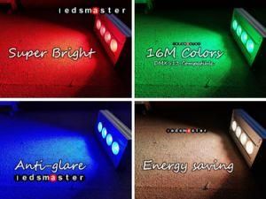 DMX512 RGB 720W LED Flood Light for Buildings