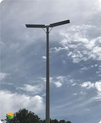 120W LED 150W PV Integrated Solar Lampost Lighting with 5 Years Warranty (SNSTY-2120)