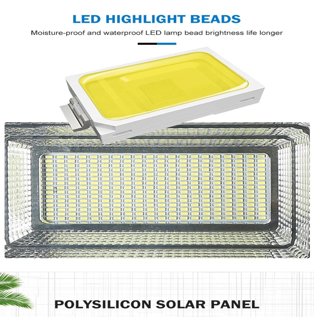 High Efficiency Super Bright IP67 Waterproof 100W 200W 300W 400W 600W Outdoor LED Wireless Solar Panel Flood Lights