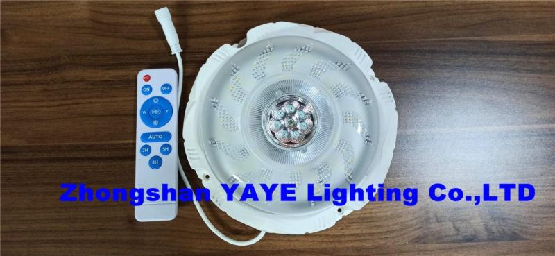 Yaye 2021 Hot Sell 50W/100W/200W Solar LED Ceiling Light/Solar LED Downlights