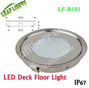 Stainless Steel 0.5W DC 12V Recessed LED Deck Lights SMD3350 LED Waterproof Outdoor Underground Lighting LED Floor Lamps