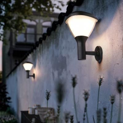 Modern IP65 Outdoor Home Waterproof Garden Lamp Sensor LED Solar Wall Light