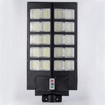 Solar Power Street Light ABS Materaisl Waterproof Outdoor High Brightness 500W LED Solar Street Light All in One Price
