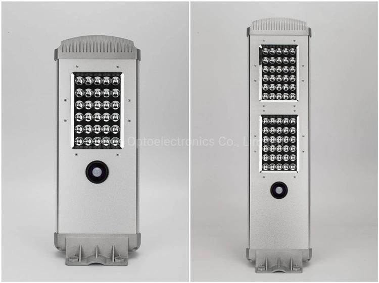 50W 60W Solar Powered All in One Street Light with Post for Parking