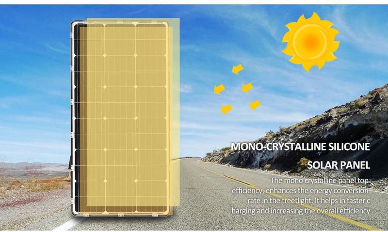 Solar Street Light All in One 180lm/W 1800-21000lm IP66 Waterproof 5 Years Warranty 10W 20W 30W 40W 60W 80W 100W 120W Solar LED Light Outdoor
