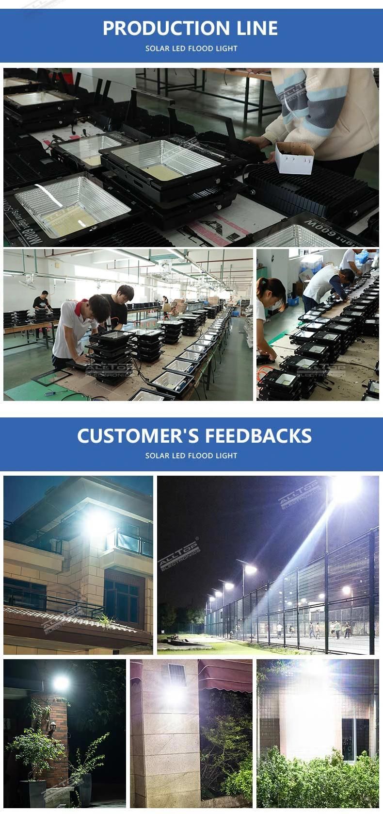 Alltop Wholesale Outside Rainproof IP67 25W 40W 60W 100W 200W 300W Outdoor Stadium Solar Panel Flood Light LED